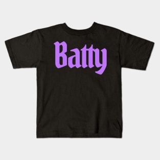 Batty Halloween Goth Kids T-Shirt